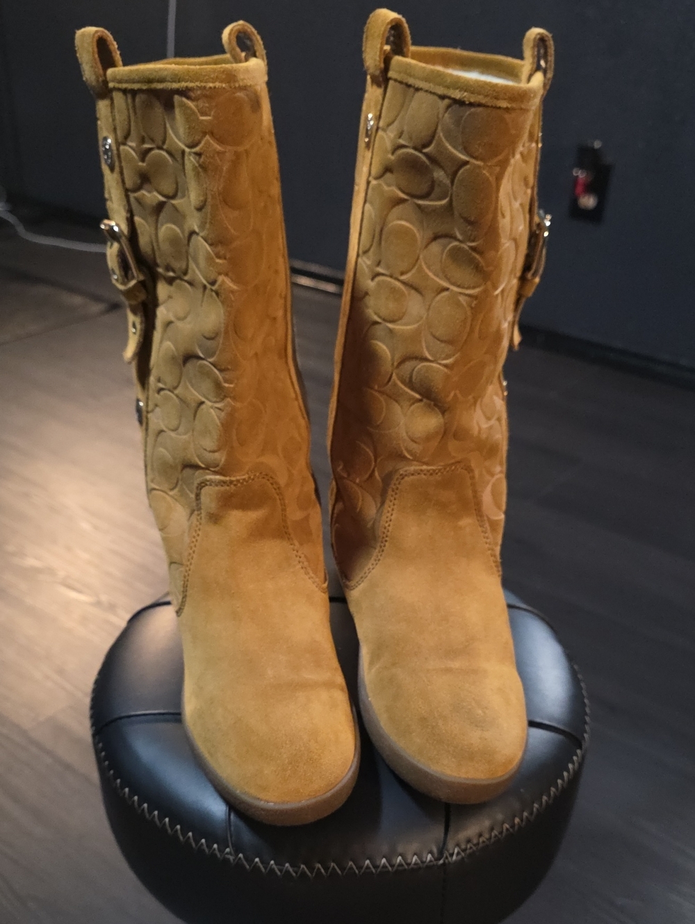 Coach Signature Boots